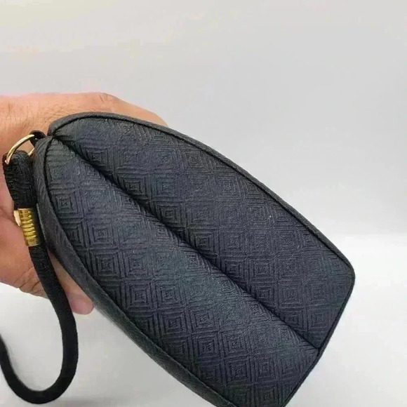 Vintage Crossbody Jim Thompson Silk Purse Black & Gold - Picture 8 of 16